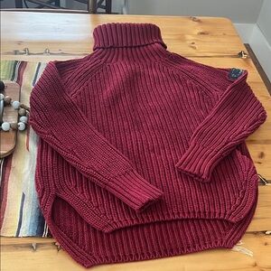 Women's Alp n Rock Simon Chunky Cable knit Turtleneck